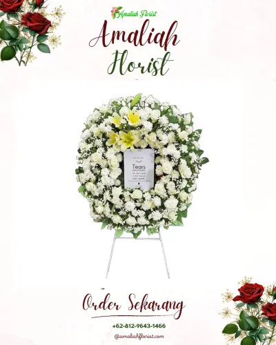 Krans Bunga Duka Cita di Jerukagung